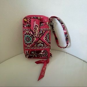 Vera Bradley Call Me Coral Wristlet